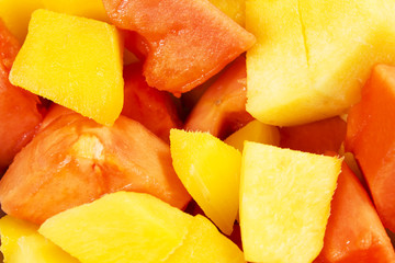 Mango slices