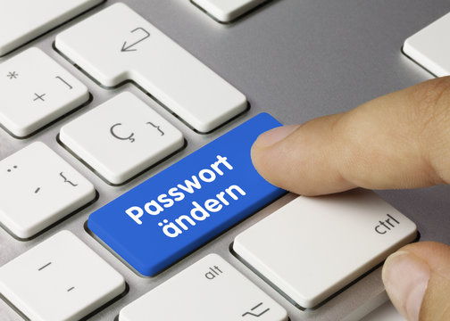 Passwort &auml;ndern. Tastatur