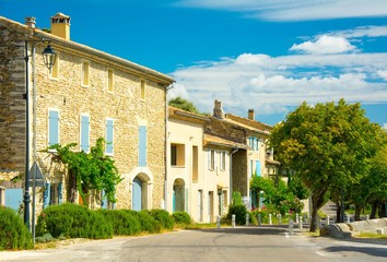 Fototapeta premium Village de Rousset-les-Vignes en Provence