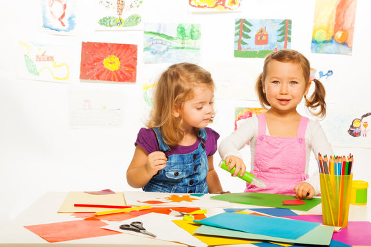 Little girls and creativity