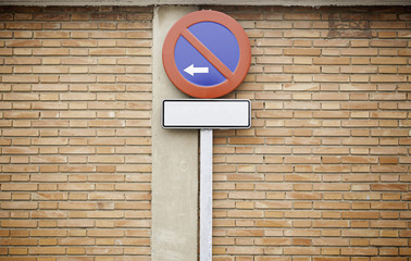 No Parking Sign on street