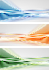 Abstract vector banners