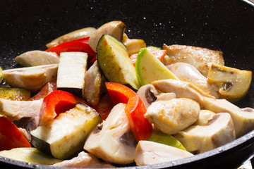 Warm salad