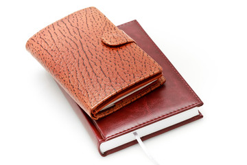 Бумажник и ежедневник