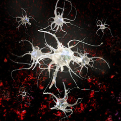 Spiegelneuronen - 3d Render