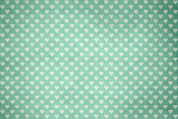 Green polka dot heart
