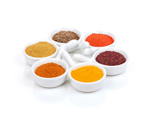 Various spices selection