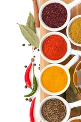 Keuken spatwand met foto Various spices selection © karandaev