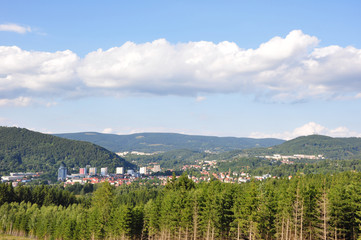 Stadt Suhl im Thüringer Wald