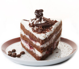 chocolate cake close up shoot