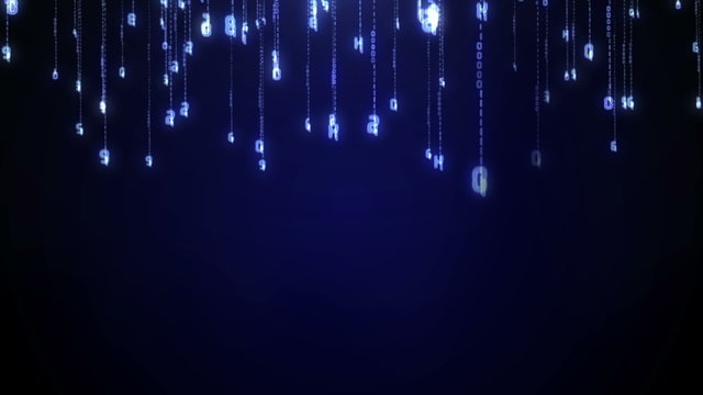 Matrix Coding Digital Data Binary Numbers