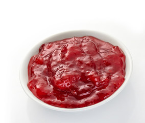Obraz premium red strawberry jam