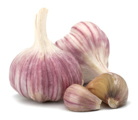 Garlic bulb isolated on white background