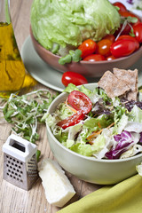 light vegetable salad