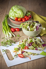 light vegetable salad
