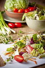 light vegetable salad