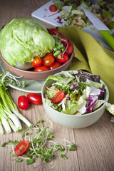 light vegetable salad