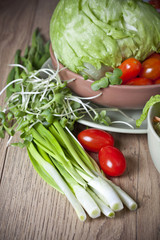 light vegetable salad