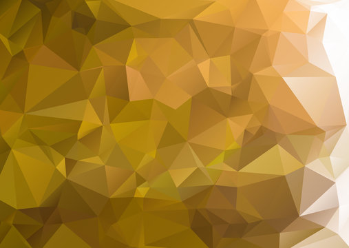 Abstract green background polygon