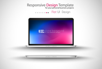 Modern devices mockups for your business projects.