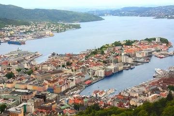 Foto op Canvas Norway. Bergen. © galina_savina