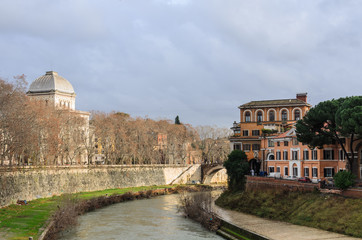 Fototapeta premium Tiber Island Rome