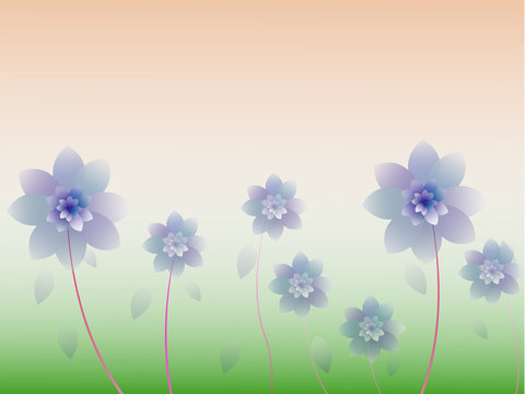 Floral abstract background.