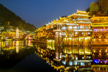 Fototapeta na wymiar Fenghuang ancient town China