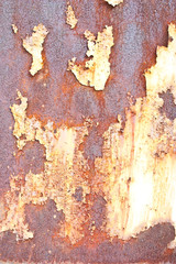 Metal rusty on background