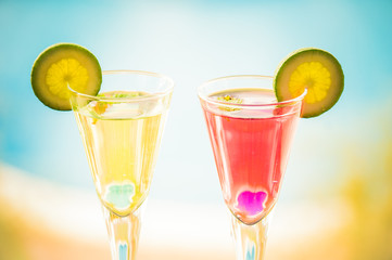 alcoholic cocktails composition