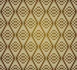 Seamless Brown Retro Pattern Background