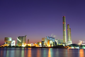 Obraz na płótnie Canvas Electricity power station