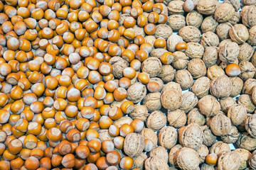 Walnuts and hazelnuts