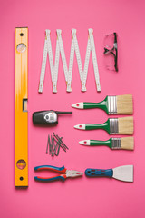 Set of construction tools