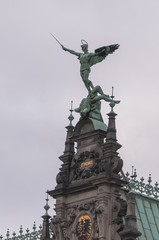 Fototapeta na wymiar Hamburg, Altstadt, Hansestadt, Rathaus, Deutschland