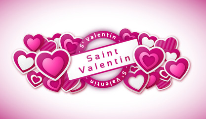 Saint Valentin - Illustration vectorielle