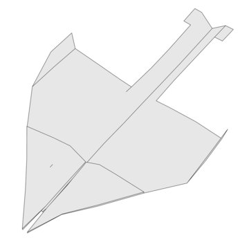 cartoon image of paper plane