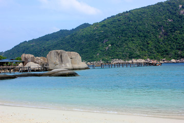 Beach at Nangyuan island, Thailand