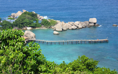 View of 	Nangyuan island, Thailand