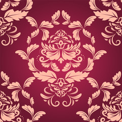 seamless damask wallpaper