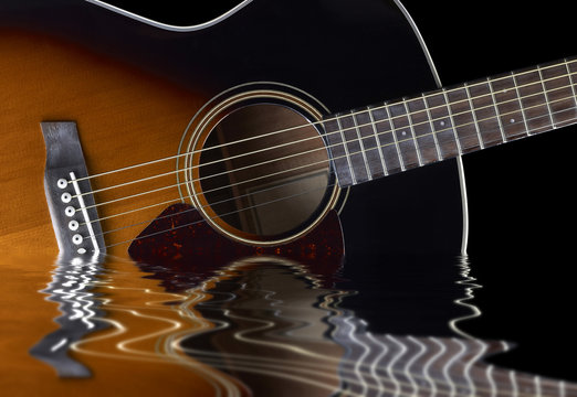 Acoustic Guitar detail