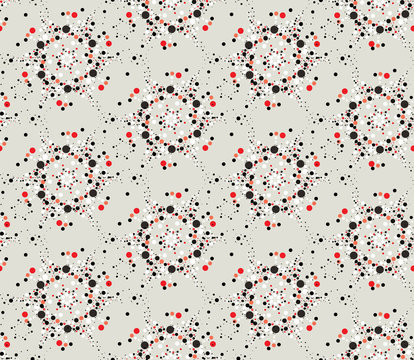 Abstract dot texture Seamless background. Geometric pattern