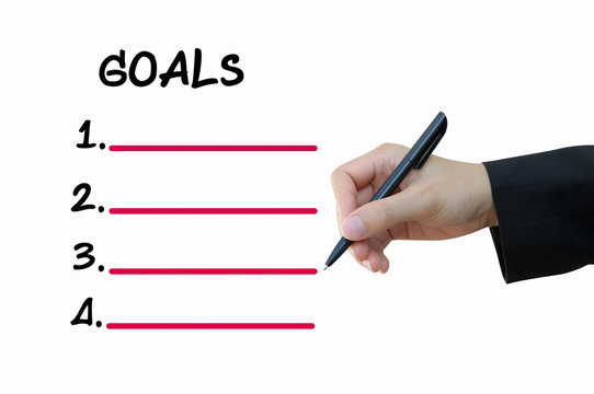 Business hand writing goals