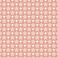 Vector pattern made with stars