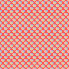 Saint valentine's deco vector pattern