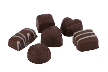 Assorted chocolate candies