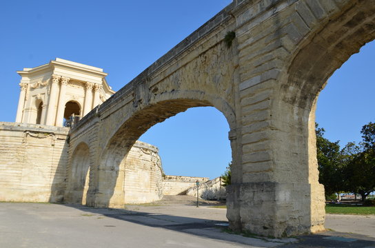 Le ch&acirc;teau d'eau du Peyrou de Giral, Montpellier