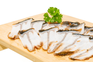 Sliced eel