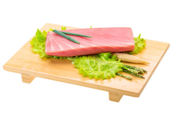 Tuna raw steak