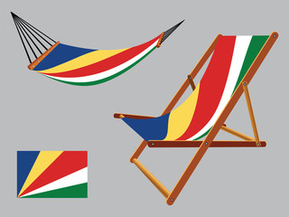 seychelles hammock and deck chair set
